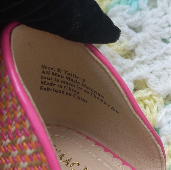 Isaac Mizrahi Women's New York Orange Woven Shoes Size 9 US - Picture 13 of 15